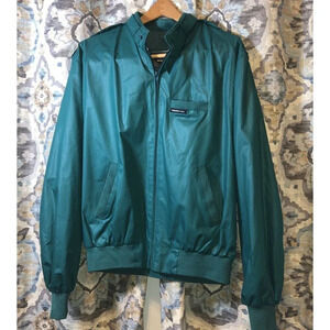 Members Only Racer Jacket Mens Size 42  Europe Craft Hong Kong EUC with Liner